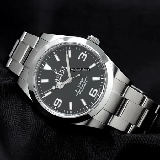 High Quality Fake Rolex Explorer 214270 Caliber 3132 Automatic Movement 39mm Steel Case Watch - Image 3