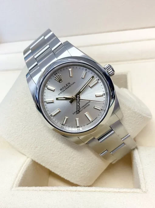 High-end Knockoff Rolex Oyster Perpetual 34 124200 Caliber 2232 Automatic Movement 34mm Steel Case Mens/unisex Watch - Image 7