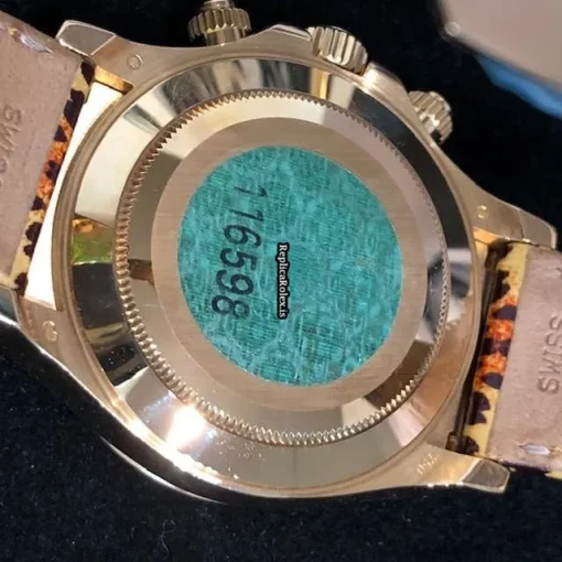 Incredible Replica Rolex Daytona 116598 Caliber 4130 Automatic Movement 40mm Yellow Gold Case Mens/unisex Watch - Image 9