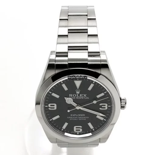 Inexpensive Replica Rolex Explorer 214270 Caliber 3132 Automatic Movement 39mm Steel Case Watch - Image 11