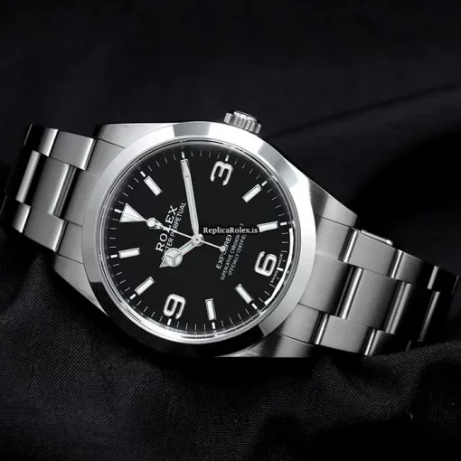 Inexpensive Replica Rolex Explorer 214270 Caliber 3132 Automatic Movement 39mm Steel Case Watch - Image 3