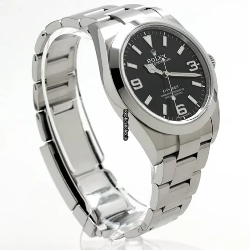 Inexpensive Replica Rolex Explorer 214270 Caliber 3132 Automatic Movement 39mm Steel Case Watch - Image 9