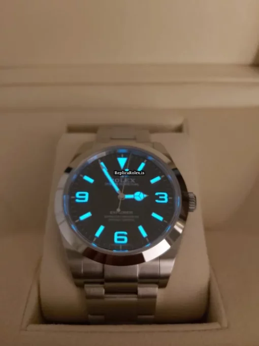 Distinctive Replica Rolex Explorer 214270 Caliber 3132 Automatic Movement 39mm Steel Case Mens/unisex Watch - Image 3