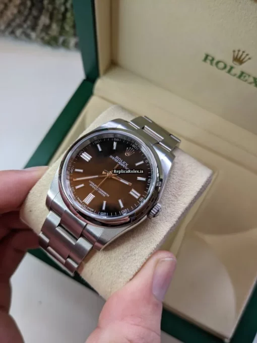 High Quality Fakes Rolex Oyster Perpetual 36 116000 Caliber 3130 Automatic Movement 36mm Steel Case Mens/unisex Watch - Image 2