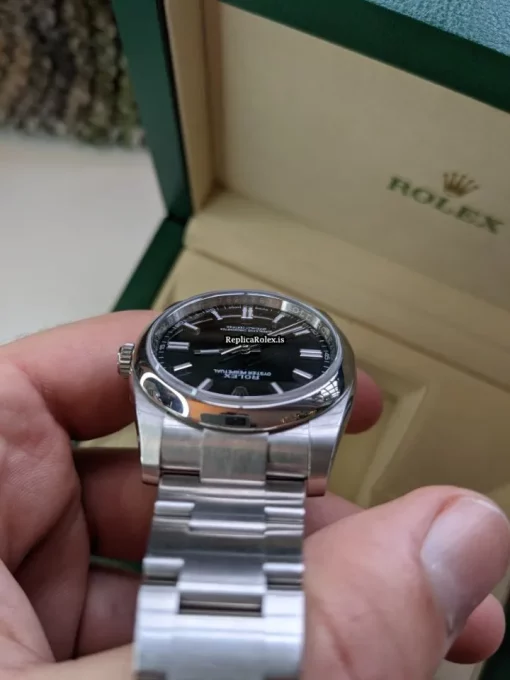 High Quality Fakes Rolex Oyster Perpetual 36 116000 Caliber 3130 Automatic Movement 36mm Steel Case Mens/unisex Watch - Image 6