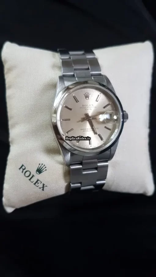 Remarkable Replica Rolex Oyster Perpetual Date 1500 Caliber 3135 Automatic Movement 34x42mm Steel Case Mens/unisex Watch - Image 3