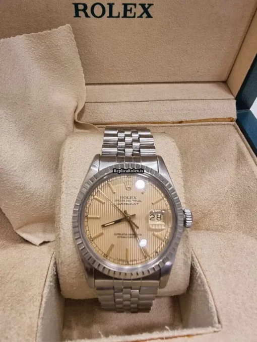 1:1 Replica Rolex Datejust 16220 Caliber 3135 Automatic Movement 36mm Steel Case Mens/unisex Watch - Image 5
