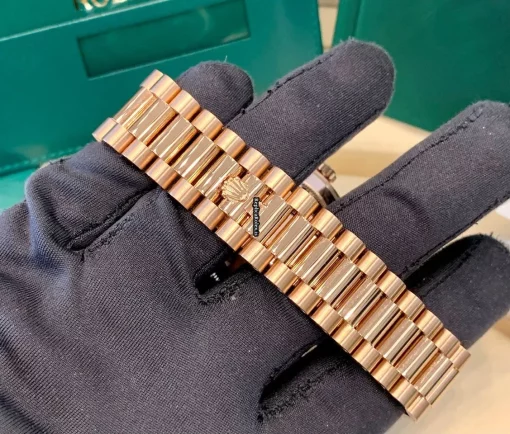 Cool Fake Rolex Day-date 40 228235 Caliber 3255 Automatic Movement 40mm Rose Gold Case Mens/unisex Watch - Image 2