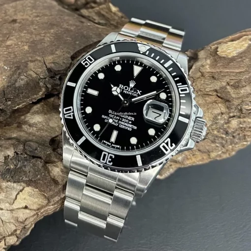 Distinctive Replica Rolex Submariner Date 168000 Automatic Movement 40mm Steel Case Watch - Image 2