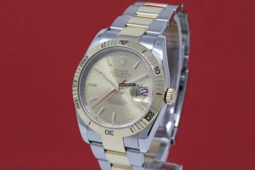Neat Fake Rolex Datejust Turn-o-graph 116263 Caliber 3135 Automatic Movement 36x44mm Gold/steel Case Mens/unisex Watch - Image 4