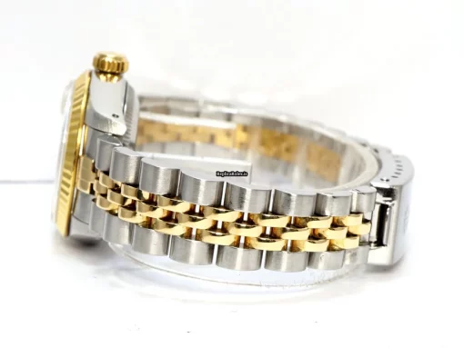 Terrific Fake Rolex Lady-datejust 69173 Caliber 2135 Automatic Movement 26mm Gold/steel Case Womens Watch - Image 6