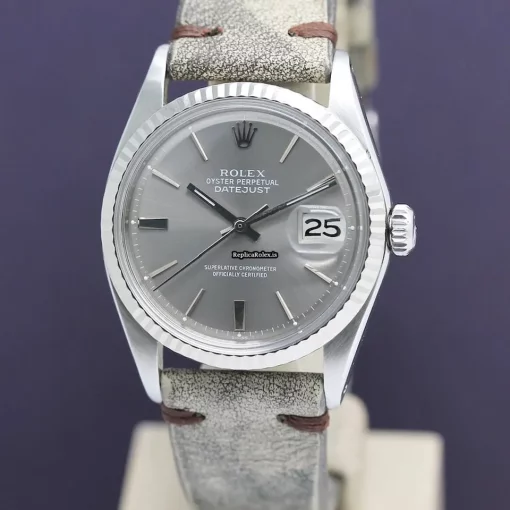 Epic Replica Rolex Datejust 1600 Caliber 1570 Automatic Movement 36x42mm Steel Case Mens/unisex Watch - Image 10
