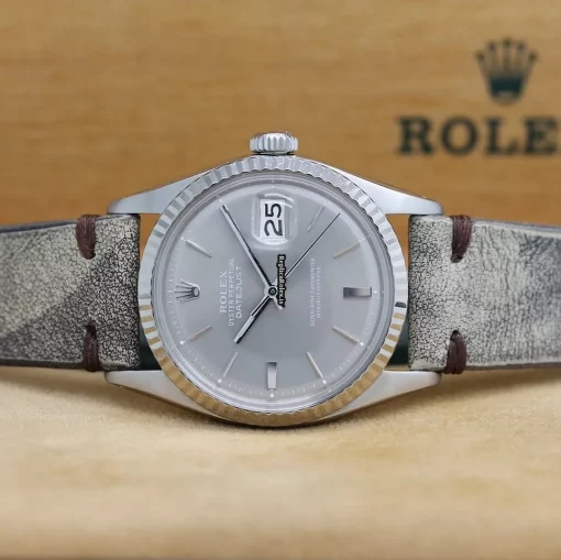Epic Replica Rolex Datejust 1600 Caliber 1570 Automatic Movement 36x42mm Steel Case Mens/unisex Watch - Image 4