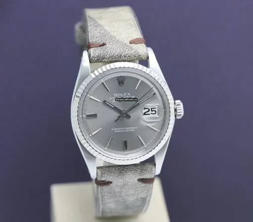 Epic Replica Rolex Datejust 1600 Caliber 1570 Automatic Movement 36x42mm Steel Case Mens/unisex Watch - Image 5