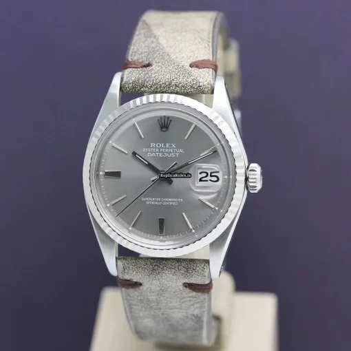 Epic Replica Rolex Datejust 1600 Caliber 1570 Automatic Movement 36x42mm Steel Case Mens/unisex Watch - Image 8