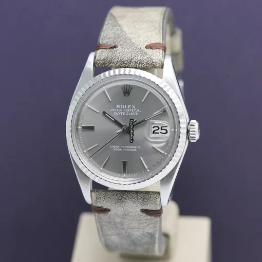 Epic Replica Rolex Datejust 1600 Caliber 1570 Automatic Movement 36x42mm Steel Case Mens/unisex Watch - Image 9