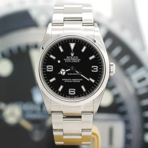 Beautiful Replica Rolex Explorer 114270 Caliber 3130 Automatic Movement 36x42mm Steel Case Mens/unisex Watch - Image 2