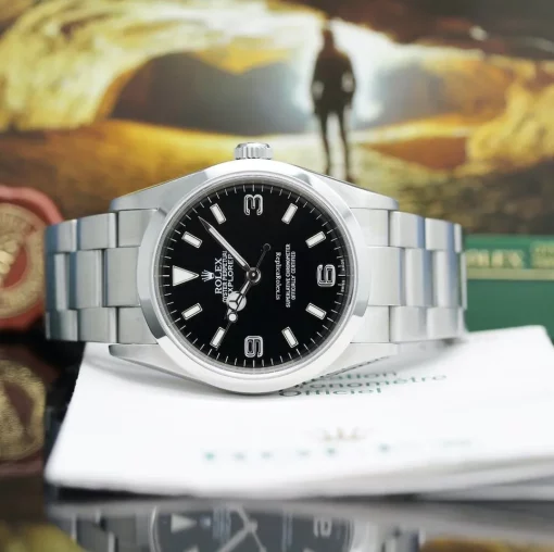 Beautiful Replica Rolex Explorer 114270 Caliber 3130 Automatic Movement 36x42mm Steel Case Mens/unisex Watch - Image 3