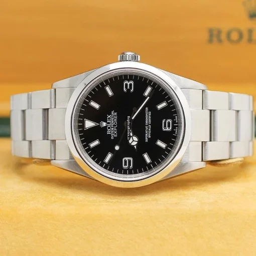 Beautiful Replica Rolex Explorer 114270 Caliber 3130 Automatic Movement 36x42mm Steel Case Mens/unisex Watch - Image 4