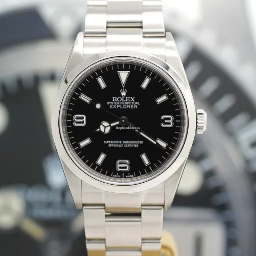 Beautiful Replica Rolex Explorer 114270 Caliber 3130 Automatic Movement 36x42mm Steel Case Mens/unisex Watch - Image 5