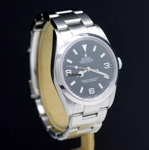 Beautiful Replica Rolex Explorer 114270 Caliber 3130 Automatic Movement 36x42mm Steel Case Mens/unisex Watch - Image 7