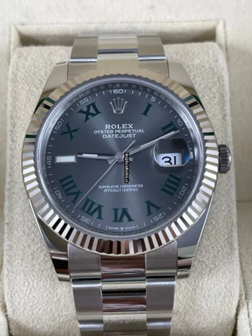 Lovely Fake Rolex Datejust 126334 Caliber 3235 Automatic Movement 41mm Steel Case Mens/unisex Watch - Image 2