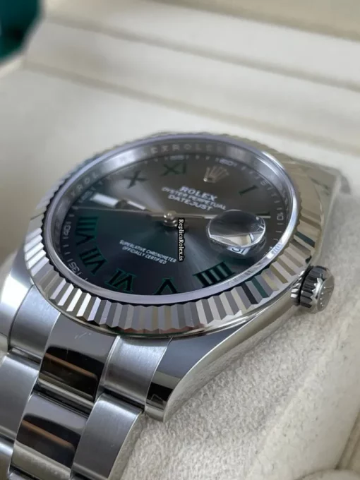 Lovely Fake Rolex Datejust 126334 Caliber 3235 Automatic Movement 41mm Steel Case Mens/unisex Watch - Image 3