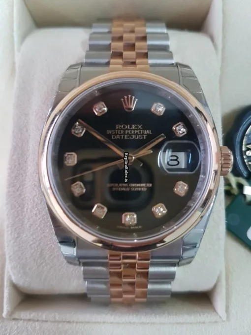 Appealing Replica Rolex Datejust 116201 Caliber 3135 Automatic Movement 36mm Steel Case Mens/unisex Watch