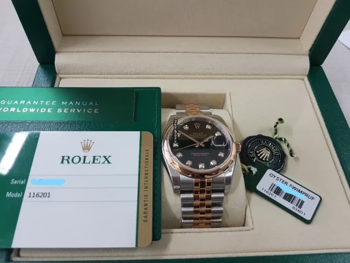 Appealing Replica Rolex Datejust 116201 Caliber 3135 Automatic Movement 36mm Steel Case Mens/unisex Watch - Image 2
