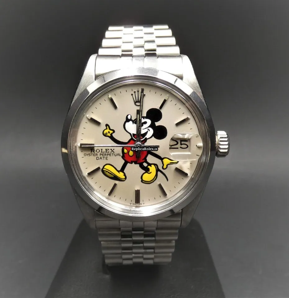 Fantastic Copy Rolex Oyster Perpetual Date 1500 Caliber 1570 Automatic Movement 34mm Steel Case Mens/unisex Watch - Image 2