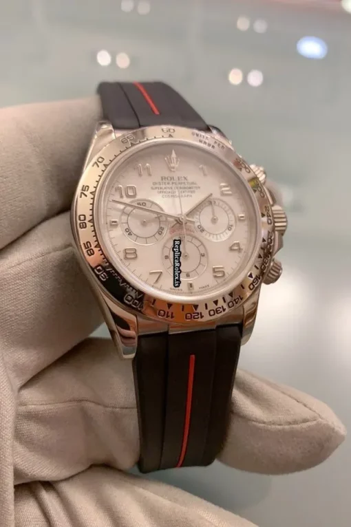 Exquisite Fake Rolex Daytona 16519 Caliber 4030 Automatic Movement 40mm White Gold Case Mens/unisex Watch - Image 2