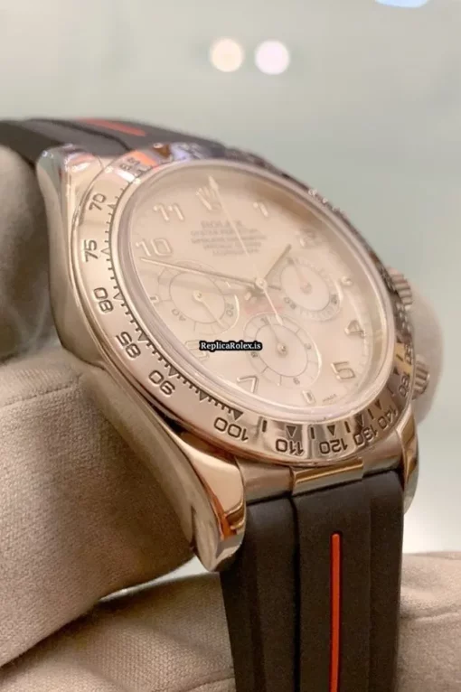 Exquisite Fake Rolex Daytona 16519 Caliber 4030 Automatic Movement 40mm White Gold Case Mens/unisex Watch - Image 4
