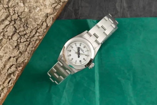 Great Fake Rolex Oyster Perpetual 67180 Caliber 2130 Automatic Movement 25mm Steel Case Womens Watch - Image 3