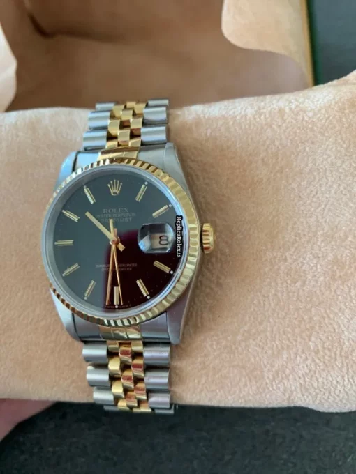 Pleasing Fake Rolex Datejust 16233 Caliber 3135 Automatic Movement 36mm Gold/steel Case Mens/unisex Watch