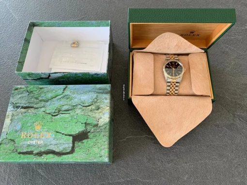Pleasing Fake Rolex Datejust 16233 Caliber 3135 Automatic Movement 36mm Gold/steel Case Mens/unisex Watch - Image 2