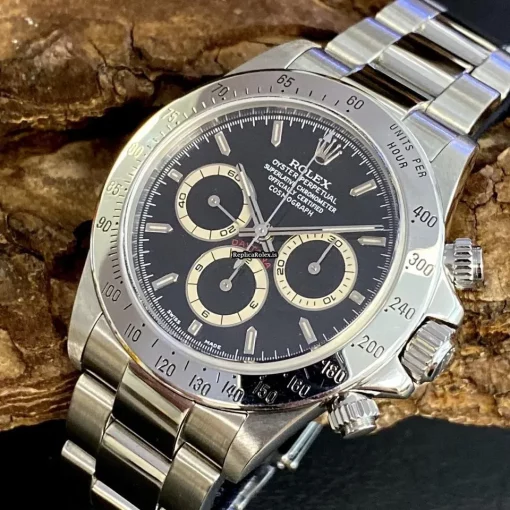 Awesome Knockoff Rolex Daytona 16520 Automatic Movement 40mm Steel Case Watch