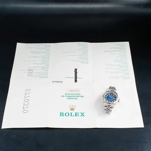 Exquisite Replica Rolex Lady-datejust 69174 Caliber 2135 Automatic Movement 26mm Steel Case Womens Watch - Image 11