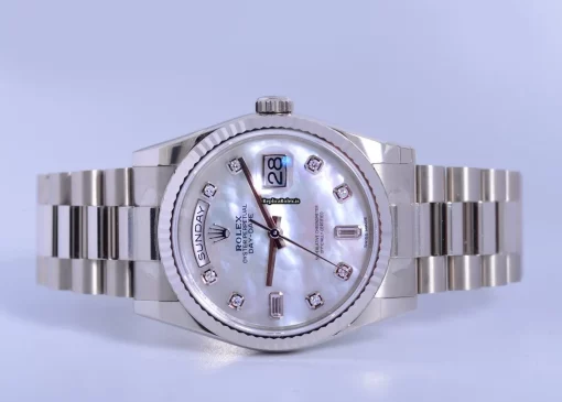 Wonderful Replica Rolex Day-date 36 118239 Automatic Movement 36x43mm White Gold Case Mens/unisex Watch - Image 2