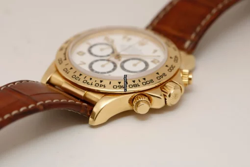 Fine Fake Rolex Daytona 16518 Caliber 4030 Automatic Movement 40mm Yellow Gold Case Mens/unisex Watch - Image 5