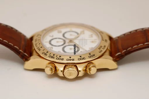 Fine Fake Rolex Daytona 16518 Caliber 4030 Automatic Movement 40mm Yellow Gold Case Mens/unisex Watch - Image 6