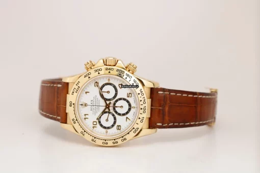 Fine Fake Rolex Daytona 16518 Caliber 4030 Automatic Movement 40mm Yellow Gold Case Mens/unisex Watch - Image 8