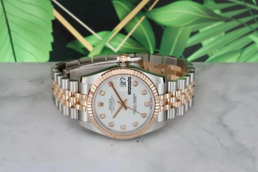 Aaa Fake Rolex Lady-datejust 178271 Caliber 2235 Automatic Movement 31mm Gold/steel Case Womens Watch