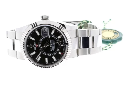 Fantastic Fake Rolex Sky-dweller 326934 Caliber 9001 Automatic Movement 42mm Steel Case Mens/unisex Watch - Image 6