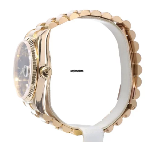 Offering Fakes Rolex Day-date 36 18038 Caliber 3055 Automatic Movement 36mm Yellow Gold Case Mens/unisex Watch - Image 4