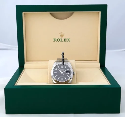 Terrific Replica Rolex Datejust 126300 Caliber 3235 Automatic Movement 41x48mm Steel Case Mens/unisex Watch - Image 3
