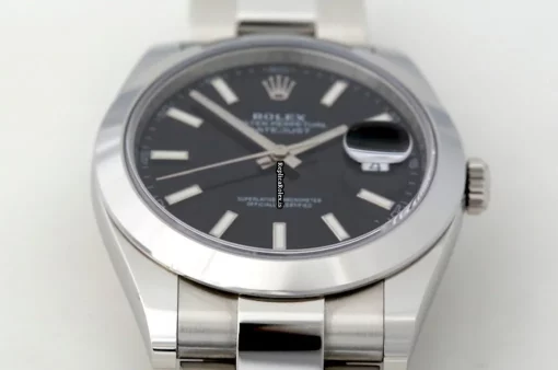 Terrific Replica Rolex Datejust 126300 Caliber 3235 Automatic Movement 41x48mm Steel Case Mens/unisex Watch - Image 8