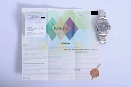 Lovely Fake Rolex Explorer II 16570 Caliber 3185 Automatic Movement 40mm Steel Case Mens/unisex Watch - Image 9