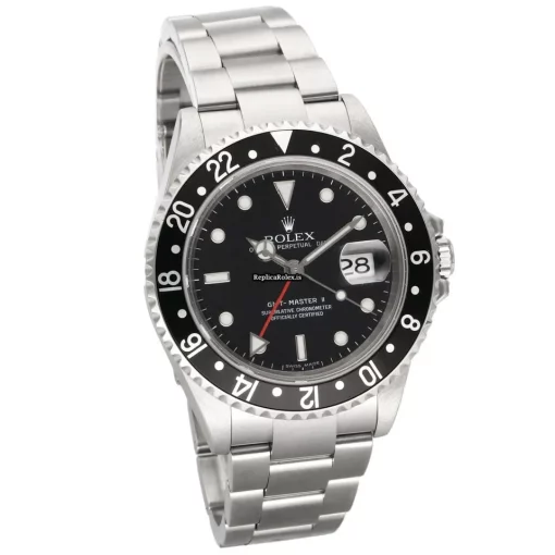 Excellent Fake Rolex Gmt-master II 16710 Caliber 3185 Automatic Movement 40mm Steel Case Mens/unisex Watch - Image 11
