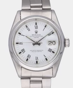 Lovely Replica Rolex Oyster Perpetual Date 1500 Caliber 1570 Automatic Movement 34mm Steel Case Mens/unisex Watch