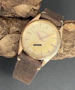 Quality Replica Rolex Oyster Perpetual 6567 Automatic Movement 34mm Rose Gold Case Watch